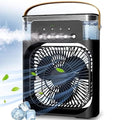 Lefcart Mini Air Cooler Mist Fan USB Portable Evaporative Mist Cooling Fan (3 Speed, 5 Modes)
