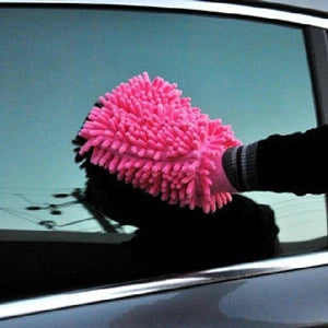 Lefcart Multicolour Car Washing Mitt Gloves 11 inch High Quality