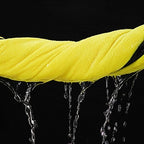 Lefcart Premium Microfiber Car Washing and drying Clothe 800 GSM 40x40mm (Yellow)